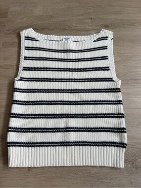 revolve Song of Style Aimee Song Sweater Tank Striped Vest SZ S
